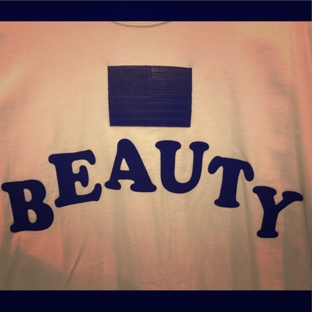 FOTL White T-Shirt Custom “Black American Beauty”